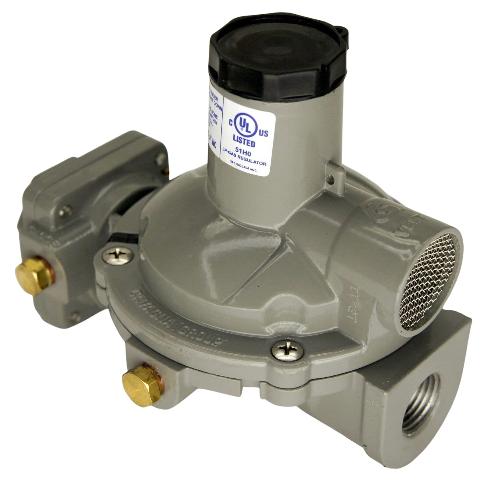 CAVAGNA 1/4" FPT x 1/2" FPT Twin Stage REGULATOR