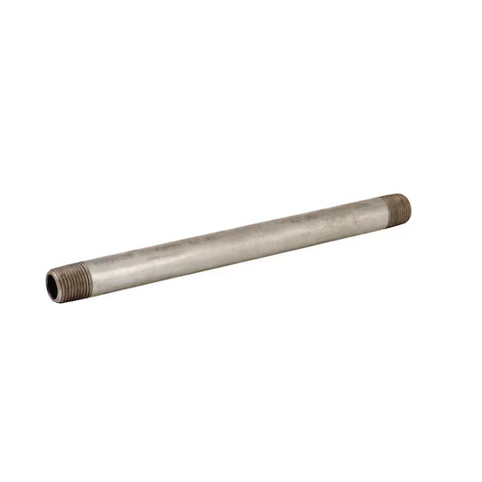 Galvanized 1/2" x 10" Nipple