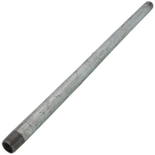 Galvanized 3/4" x 18" Pre-Cut Nipple
