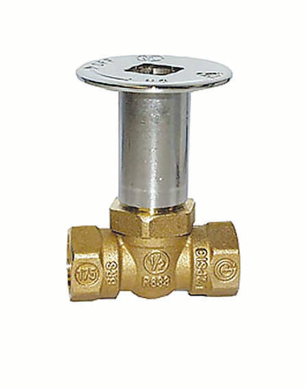 Legend 1/4" Turn Straight Brass Igniter Valve