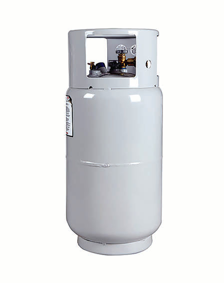 33.5Lb Steel Forklift Propane Cylinder With Gauge