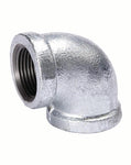 Galvanized Malleable Iron 90-Degree Elbow Fitting