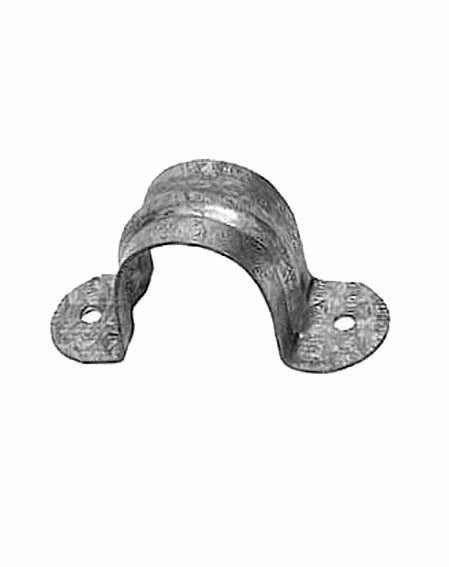 2" Galvanized Pipe 2-hole Strap