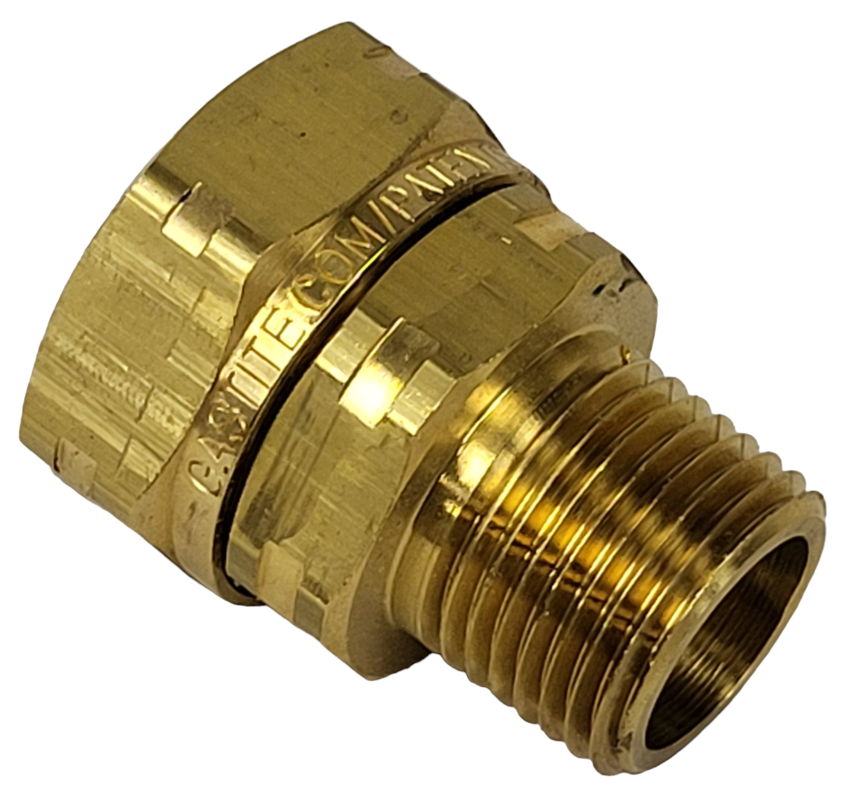 1/2" Straight Fitting x 1/2" Male NPT